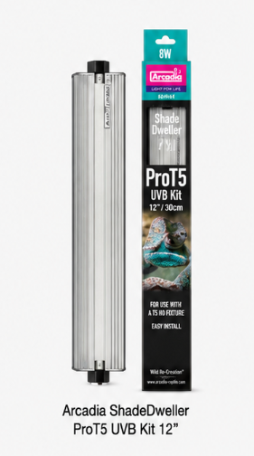 Arcadia ShadeDweller ProT5 UVB Kit 12-inch product and packaging